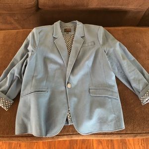 The Limited Light Blue/Cornflower Blue blazer